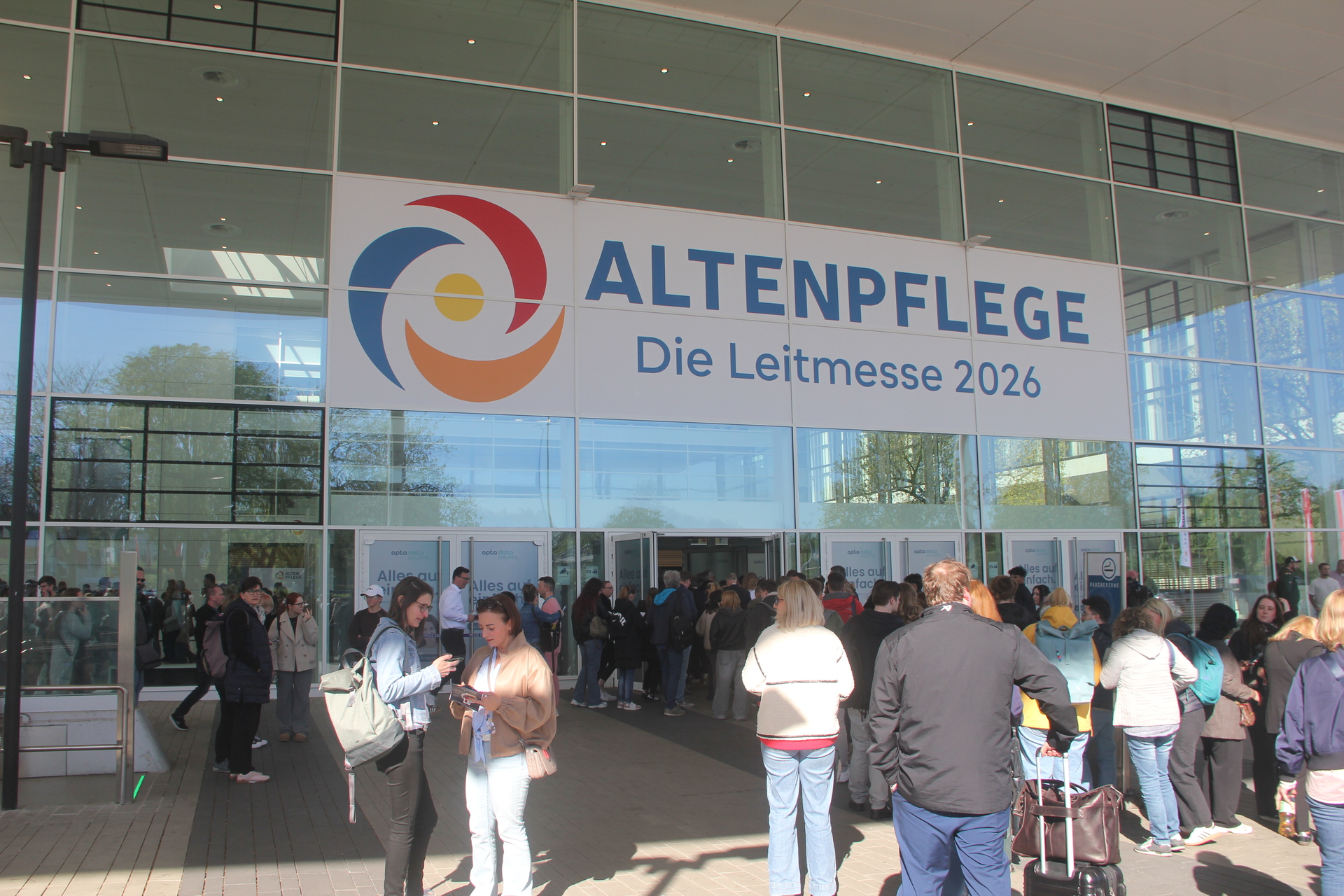 ALTENPFLEGE Messe 2026 – A Future of Care, front entrance (c) Remo Kurka